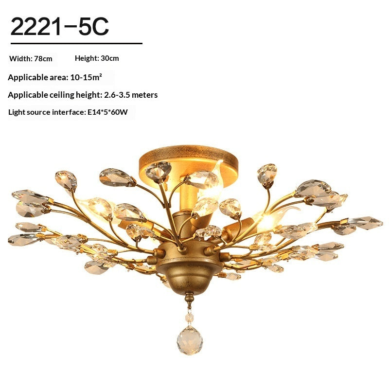Crystal Branch Living Room Decorative Chandelier