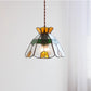 Color Handmade Glass Chandelier Bedside Lamp
