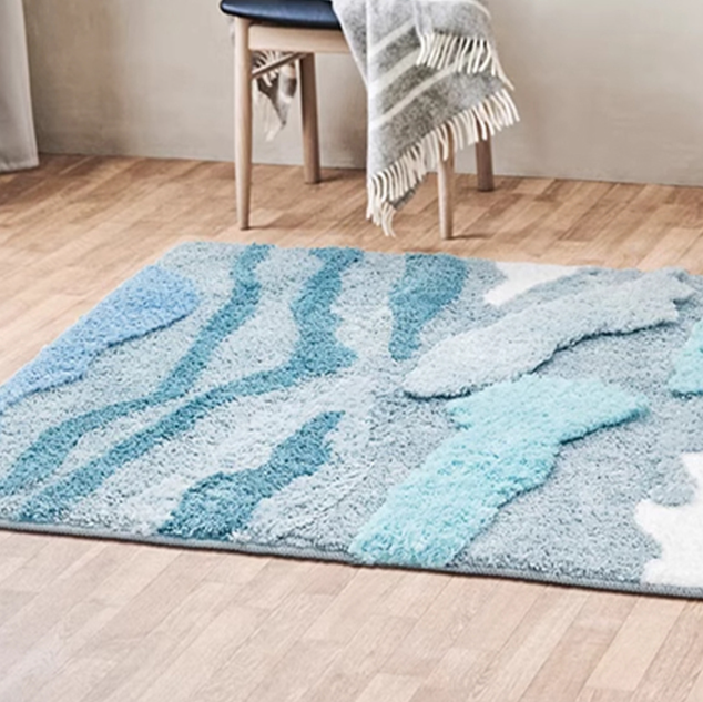 Bathroom Mats Flocking High And Low Wool Three-dimensional