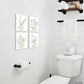 4PCS 8X10in,Botanical Plant Canvas Wall Art, Framed Boho Wall Decor For Bathroom, Minimalist Aesthetic Bedroom Wall Art