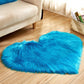 Plush Heart Shaped Carpet Non-Slip Mat Fluffy Rug Floor Mat Blanket Sofa Cushion Foot Pad Carpets For Living Room Home Decor