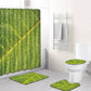 Shower Curtain Bathroom Anti-slip Mats Four-piece Set