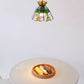 Color Handmade Glass Chandelier Bedside Lamp