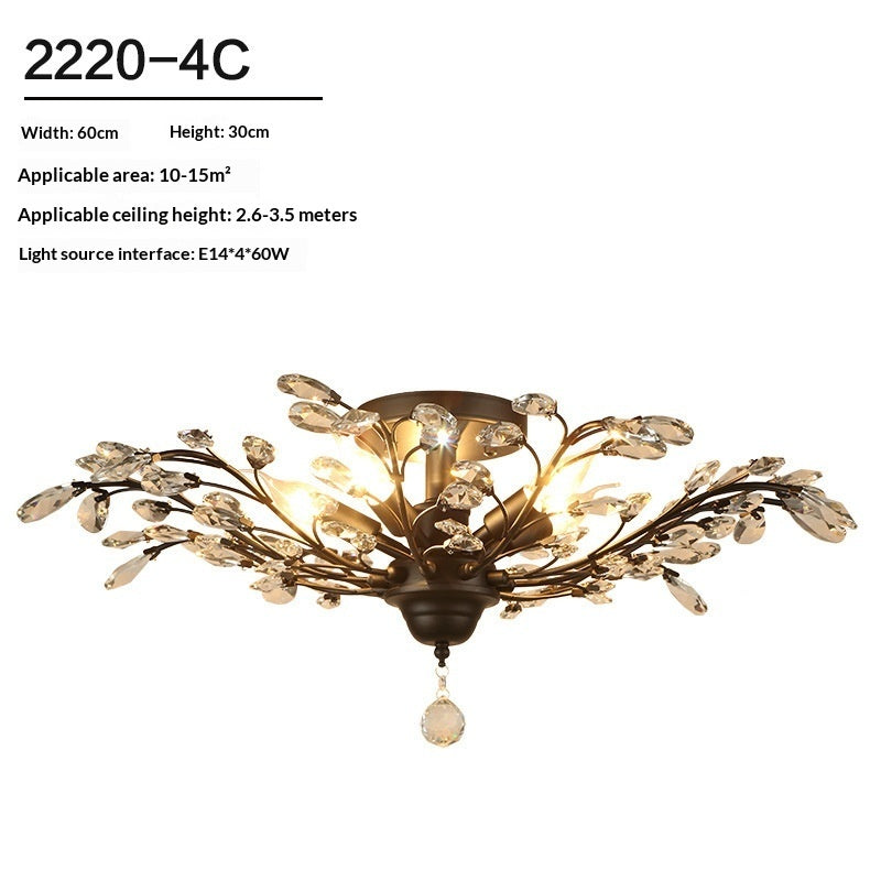 Crystal Branch Living Room Decorative Chandelier