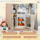 Kids Kitchen Playset, With Accessories, Storage Space