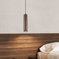 Long Chandelier Modern Minimalist Solid Wood